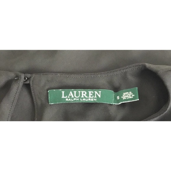 Ralph Lauren Black White Tank Top Shirt Blouse Size Small - Picture 7 of 9